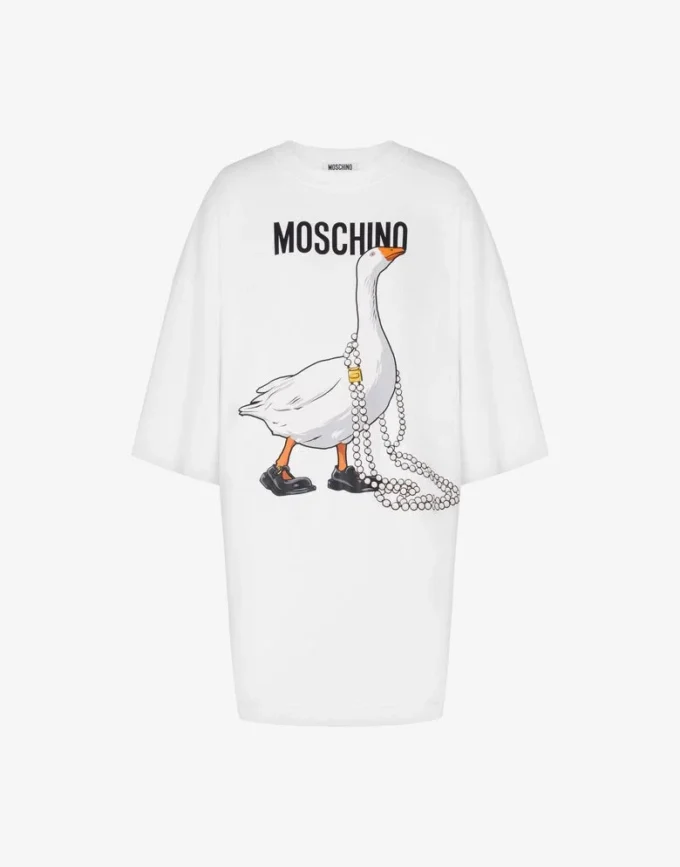 Abito in cotone pesante Goose