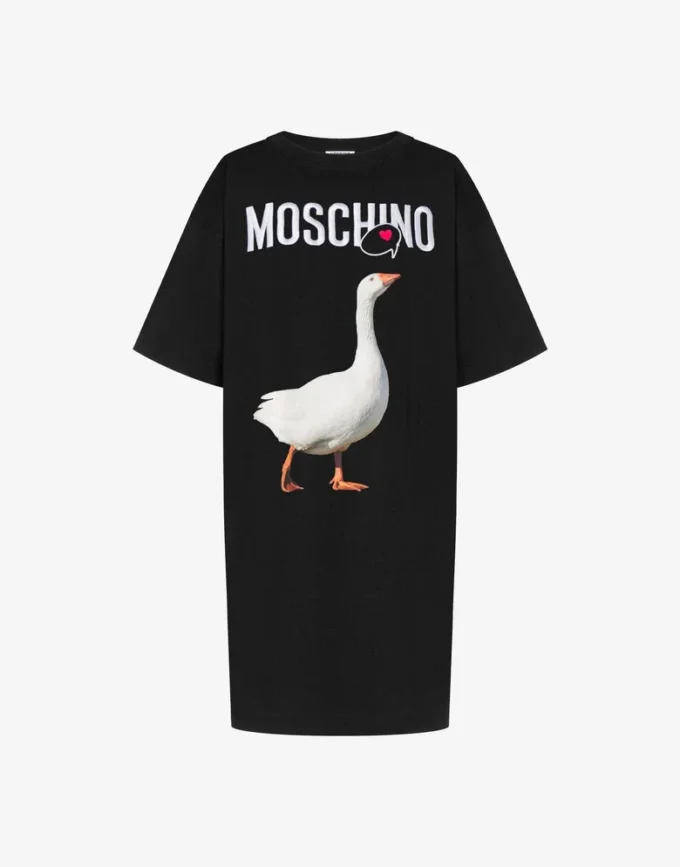 Abito in jersey di cotone biologico Goose