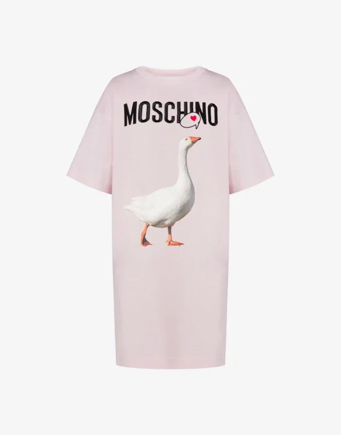 Abito in jersey di cotone biologico Goose