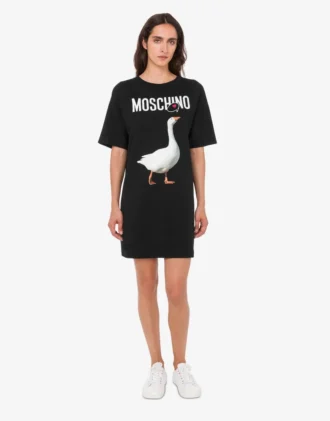 Abito in jersey di cotone biologico Goose