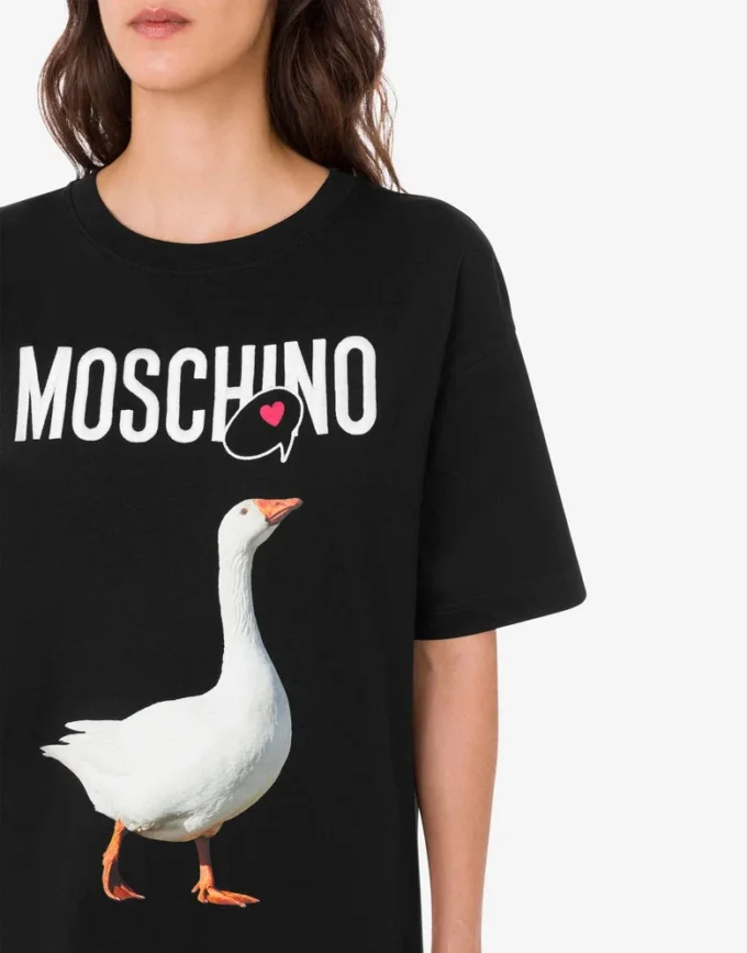 Abito in jersey di cotone biologico Goose