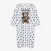 Abito in jersey di cotone biologico Moschino Teddy Bear