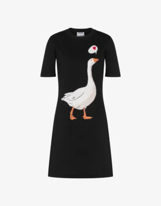 Abito in maglia di cotone Goose