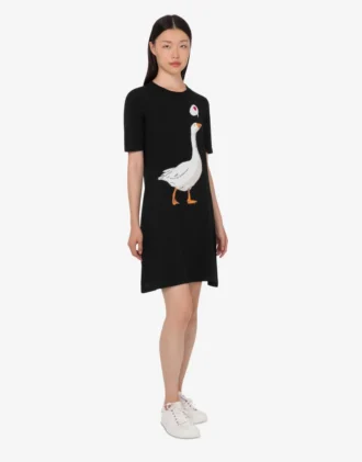Abito in maglia di cotone Goose