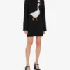 Abito in maglia di cotone Goose Abito in maglia di cotone Goose
