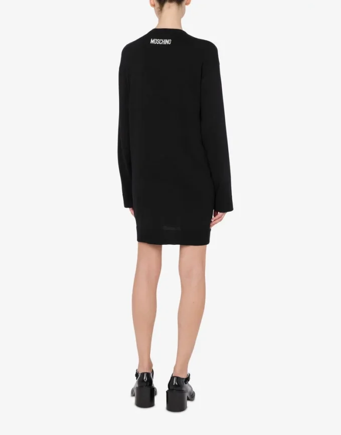 Abito in maglia di cotone Goose Abito in maglia di cotone Goose