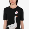 Abito in maglia di cotone Goose