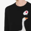 Abito in maglia di cotone Goose Abito in maglia di cotone Goose