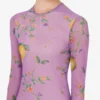 Abito in maglia stampata