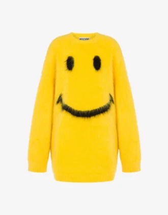 Abito in mohair spazzolato Smiley