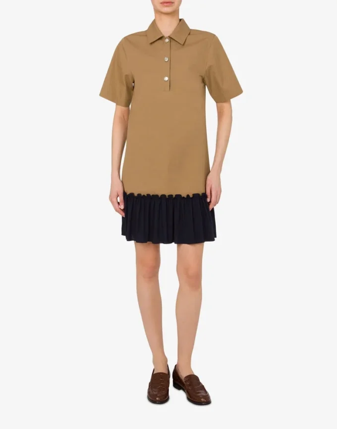 Abito in twill di cotone Abito in twill di cotone