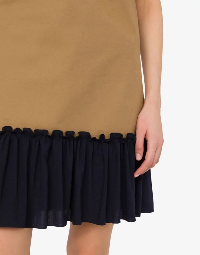 Abito in twill di cotone Abito in twill di cotone