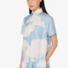 Abito in twill di seta Archive Clouds Abito in twill di seta Archive Clouds