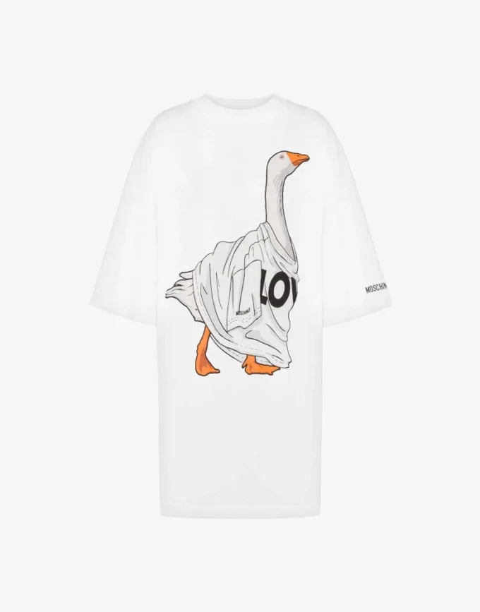 Abito oversize in cotone pesante Goose Abito oversize in cotone pesante Goose