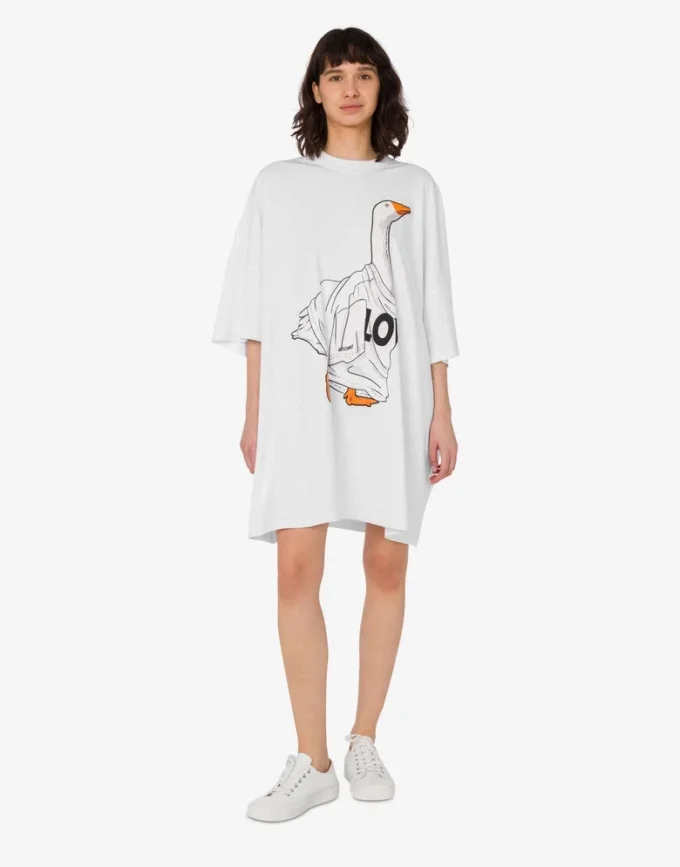 Abito oversize in cotone pesante Goose Abito oversize in cotone pesante Goose