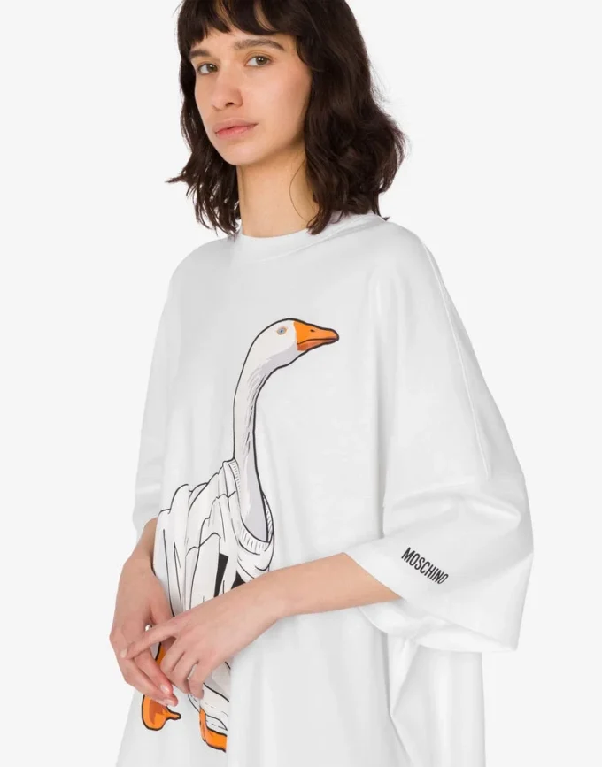 Abito oversize in cotone pesante Goose Abito oversize in cotone pesante Goose