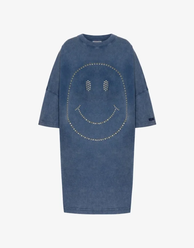 Abito oversize in cotone pesante Smiley® Abito oversize in cotone pesante Smiley®