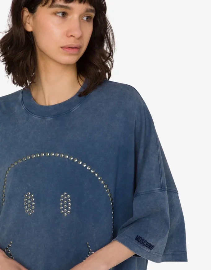 Abito oversize in cotone pesante Smiley® Abito oversize in cotone pesante Smiley®