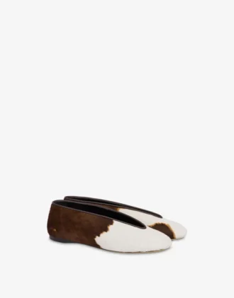 Ballerine in pelle di cavallino
