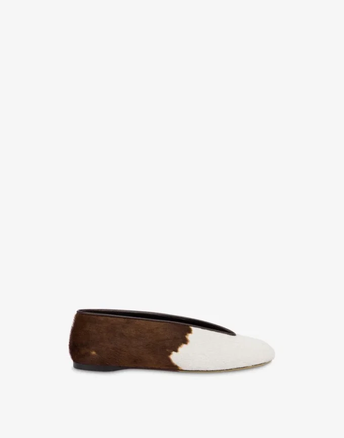 Ballerine in pelle di cavallino