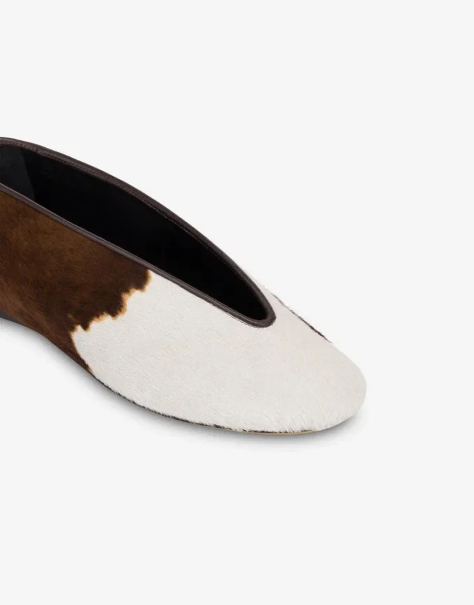 Ballerine in pelle di cavallino