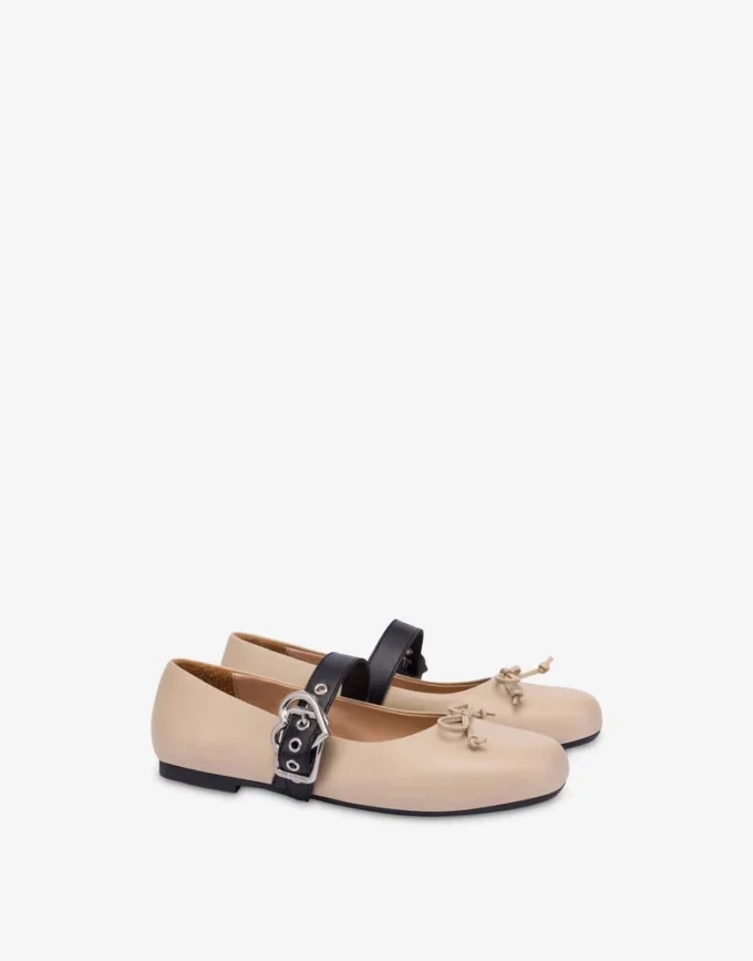 Ballerine in pelle nappa