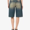 Bermuda in denim di cotone Bermuda in denim di cotone