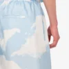 Bermuda in twill di seta Nuvole d’archivio