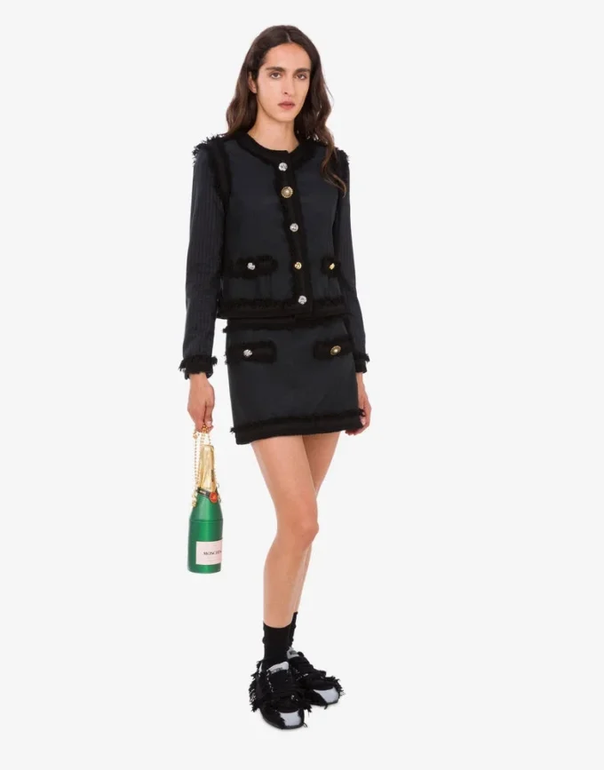 Borsa a forma di bottiglia di champagne Borsa a forma di bottiglia di champagne