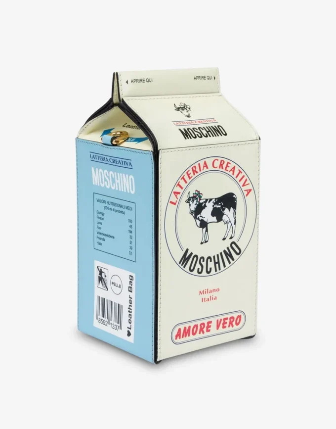 Borsa a forma di cartone del latte