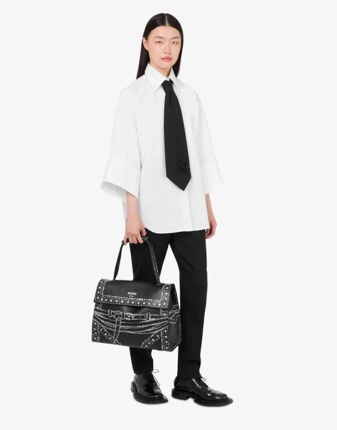 Borsa a mano Moschino Tie Me Medium Borsa a mano Moschino Tie Me Medium
