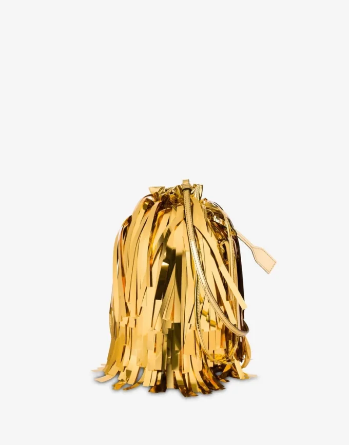 Borsa a secchiello con effetto specchio Borsa a secchiello con effetto specchio
