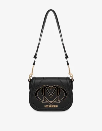 Borsa a tracolla con maxi logo