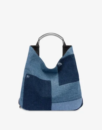 Borsa a tracolla media Handle Me di Moschino
