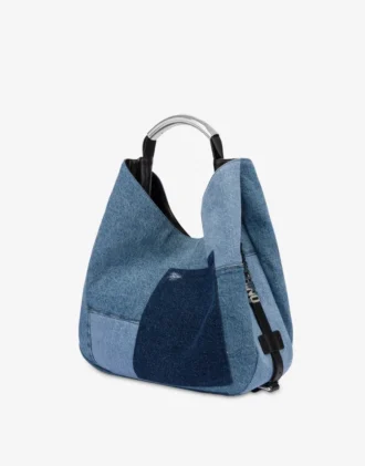 Borsa a tracolla media Handle Me di Moschino