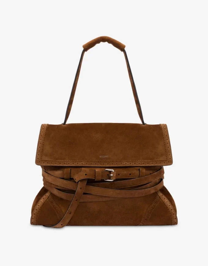 Borsa a tracolla media Tie Me di Moschino Borsa a tracolla media Tie Me di Moschino