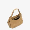 Borsa con manici in pelle intrecciata Borsa con manici in pelle intrecciata