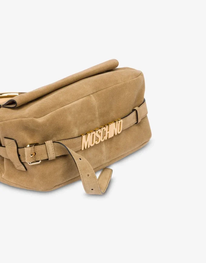 Borsa con manici in pelle intrecciata Borsa con manici in pelle intrecciata