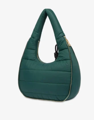 Borsa hobo in nylon trapuntato
