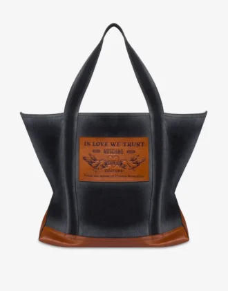 Borsa maxi in denim