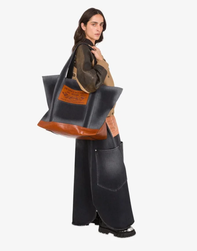 Borsa maxi in denim Borsa maxi in denim
