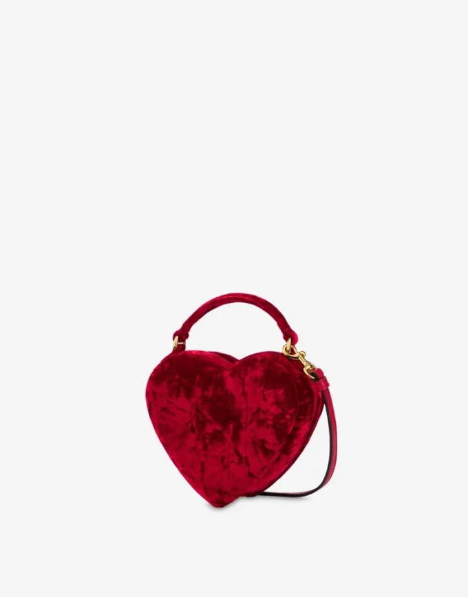 Borsa Moschino Love Me in velluto Borsa Moschino Love Me in velluto