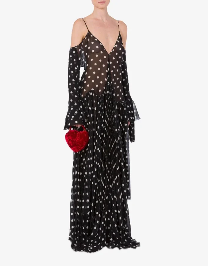Borsa Moschino Love Me in velluto Borsa Moschino Love Me in velluto