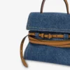 Borsa Moschino Tie Me in denim