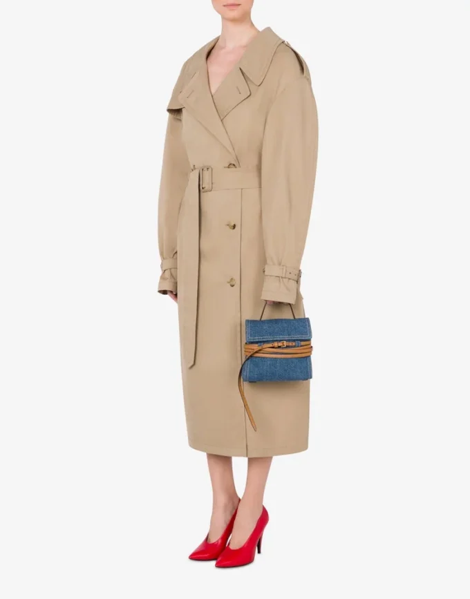 Borsa Moschino Tie Me in denim