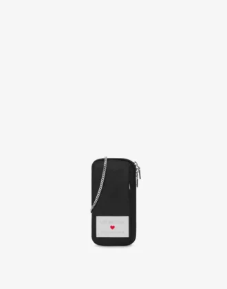 Borsa porta telefono in nylon