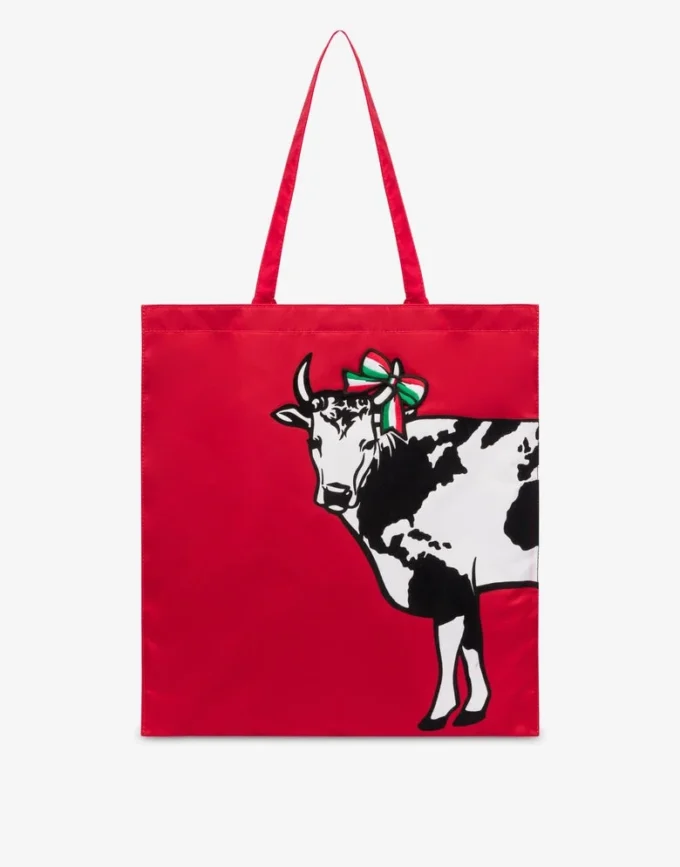 Borsa stampata Archive Cow Borsa stampata Archive Cow