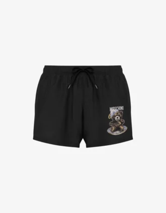 Boxer da spiaggia in nylon Moschino Teddy Bear