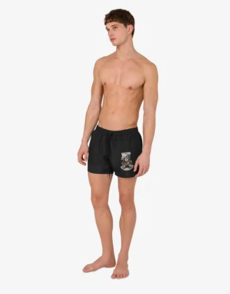 Boxer da spiaggia in nylon Moschino Teddy Bear