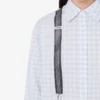 Camicia in cotone vichy stampato Camicia in cotone vichy stampato